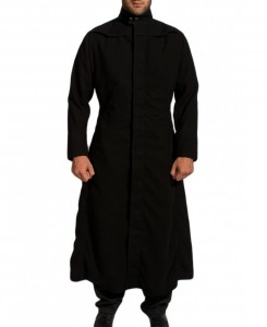 cheap long black coat