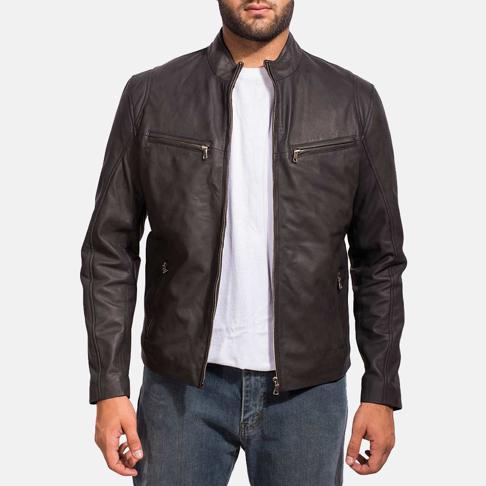 black leather jacket cheap