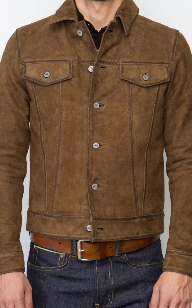 western leather jacket