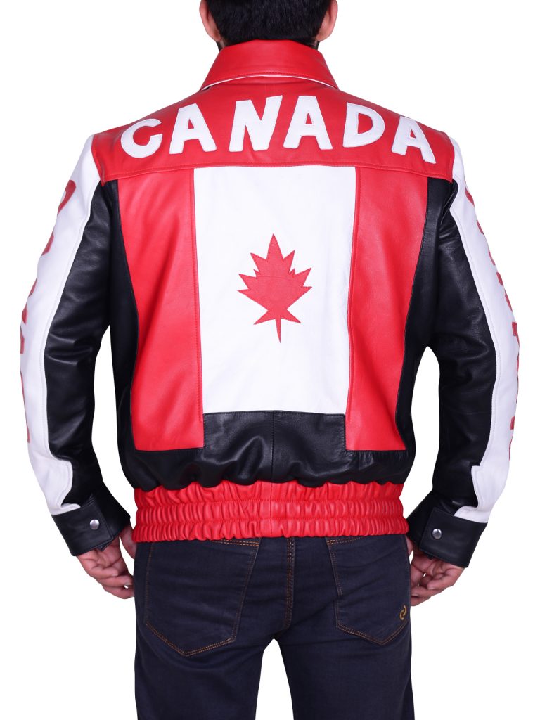 mens leather jacket canada
