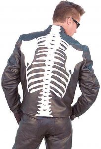 skeleton motorcycle jacket