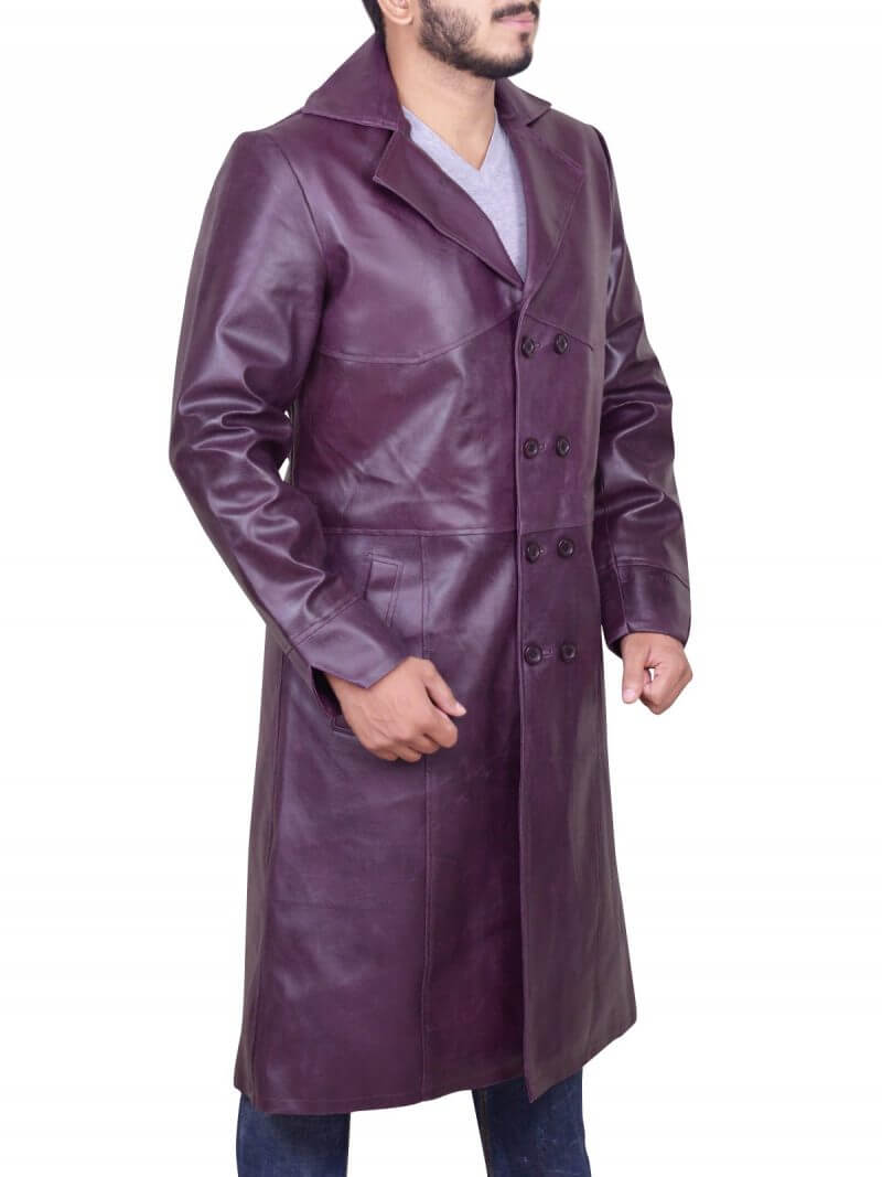 joker with purple jacket