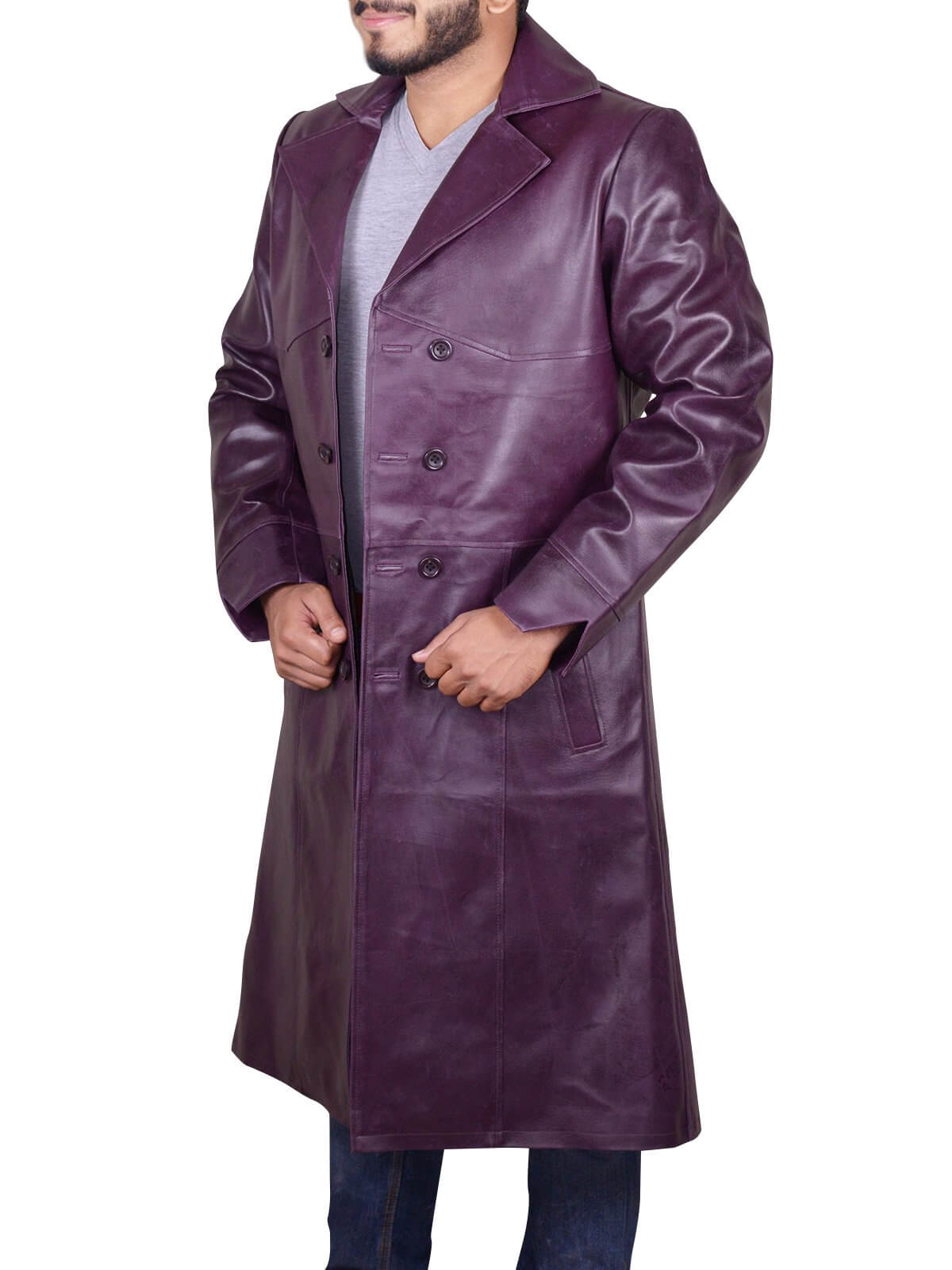 joker with purple jacket