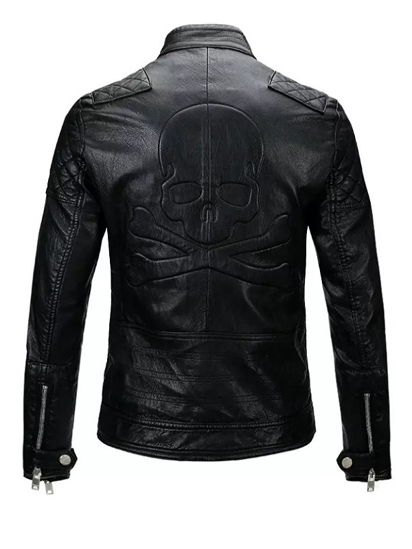 skull biker jacket