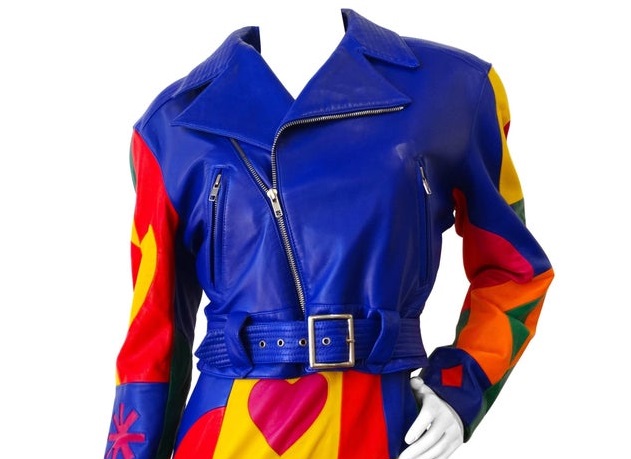 patchwork leather vest