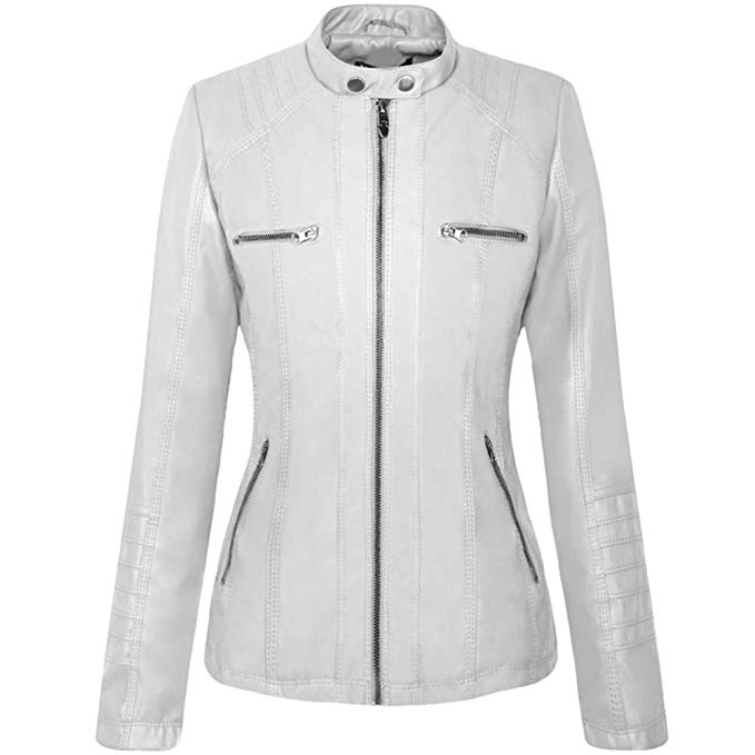 white motorcycle jacket womens