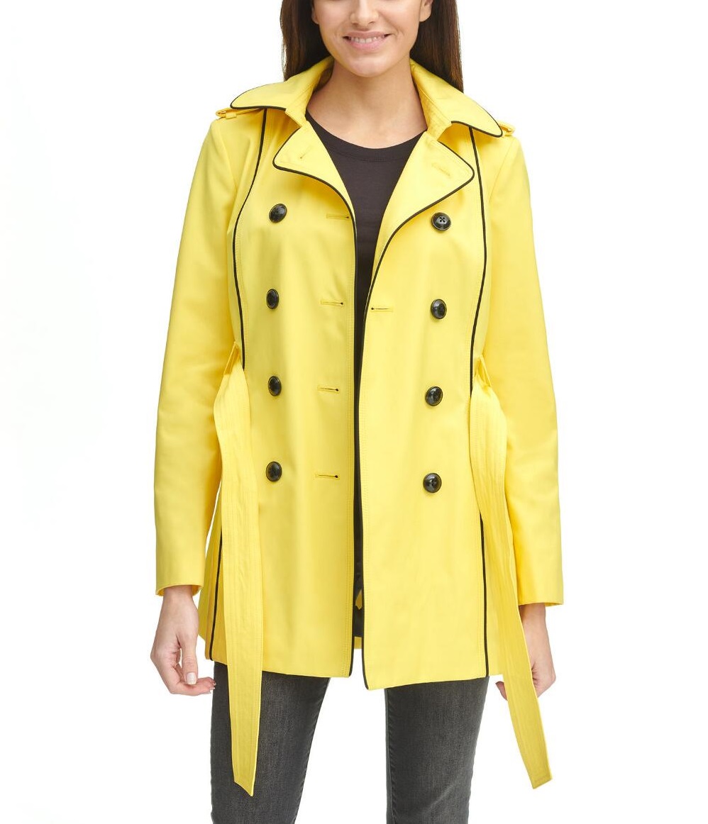 lemon yellow coat