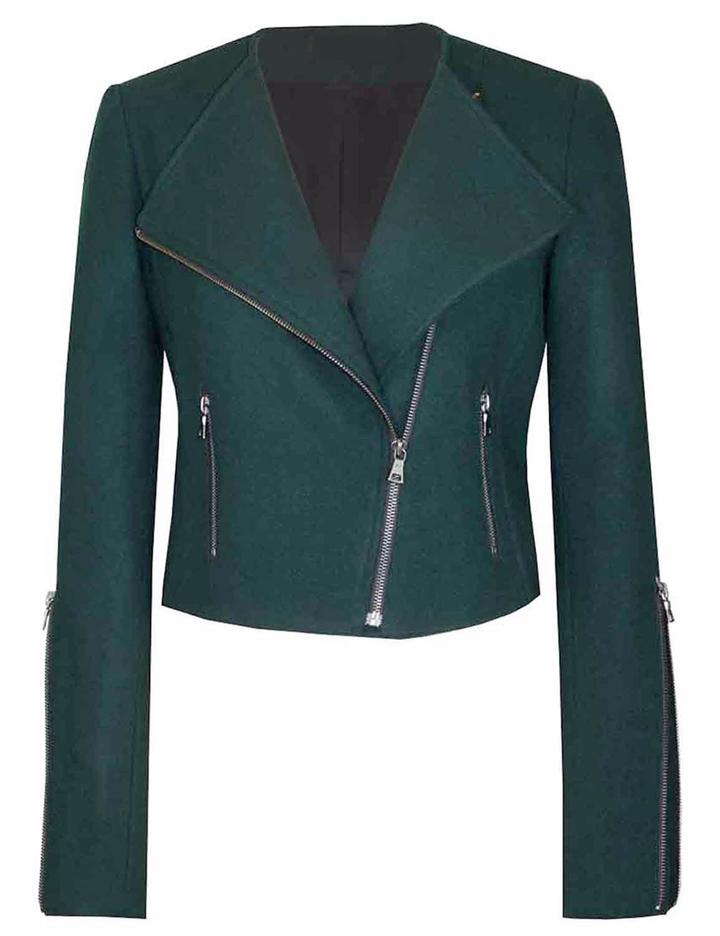 forest green jacket womens