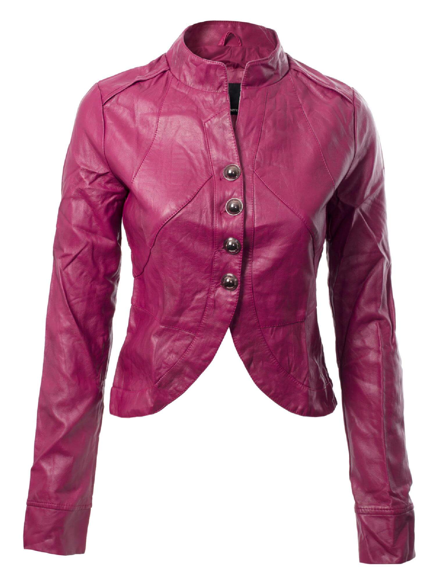 dusky pink cropped jacket