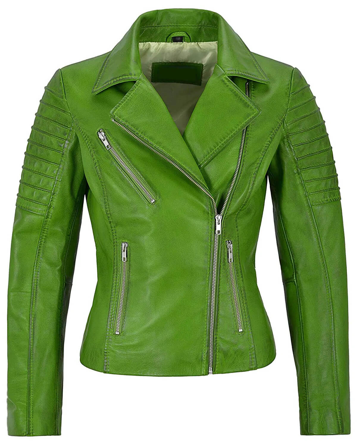 lime leather jacket