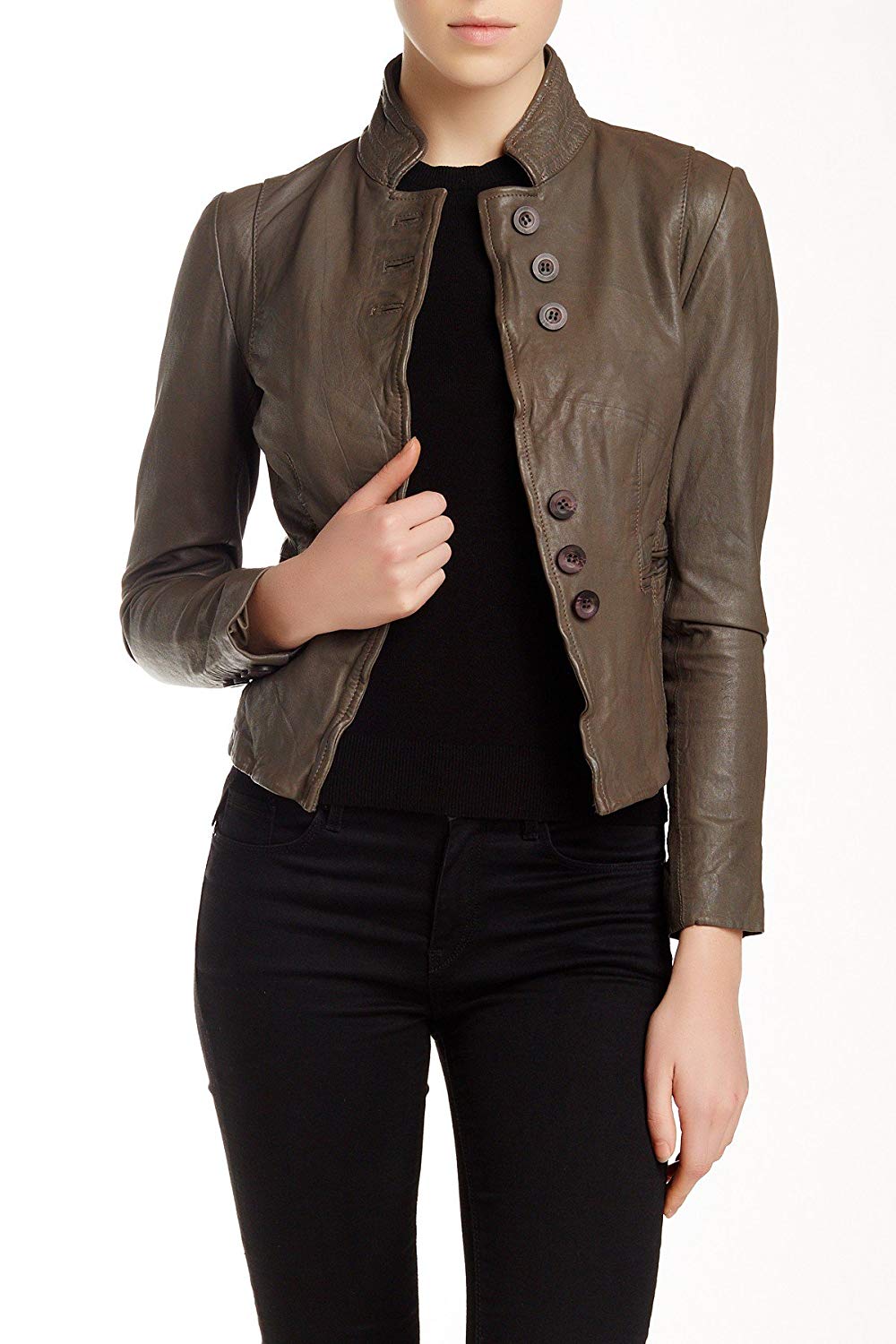 leather jacket designer womens