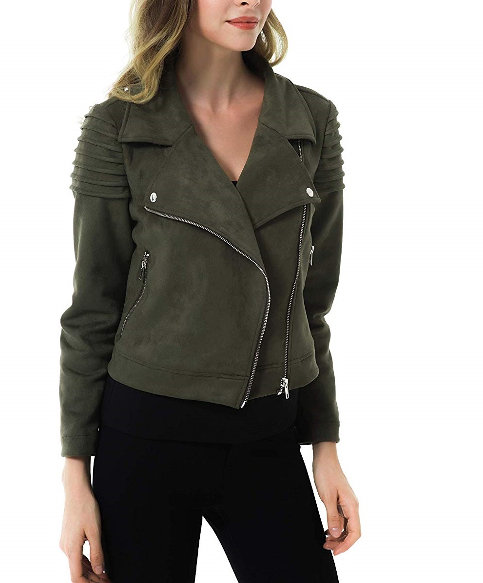 Prettyever Fashion Basic Jacket Coat Outerwear & Coats Casual Motorcycle Jacket Female Coat Women Army Green S Prettyever Fashion Basic Jacket Coat Outerwear & Coats Casual Motorcycle Jacket Female Coat Women Army Green S