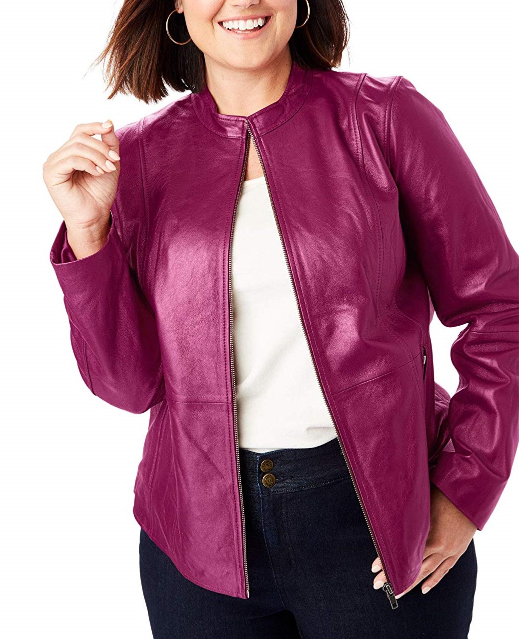 Women's Front Zip Berry Twist Real 