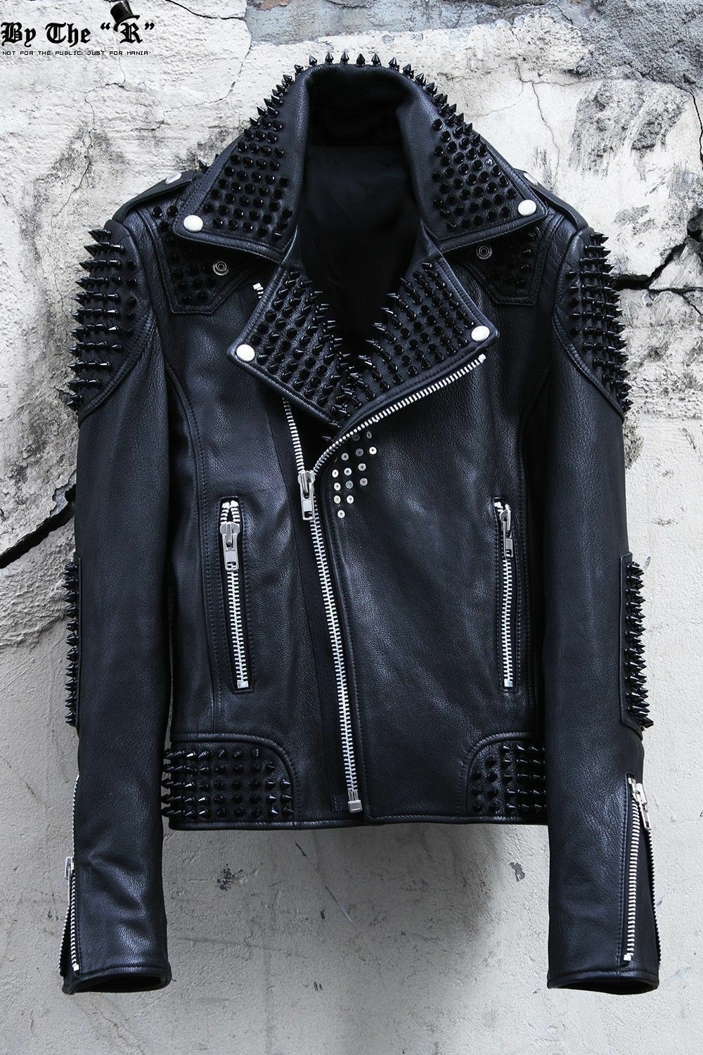 metal leather jacket