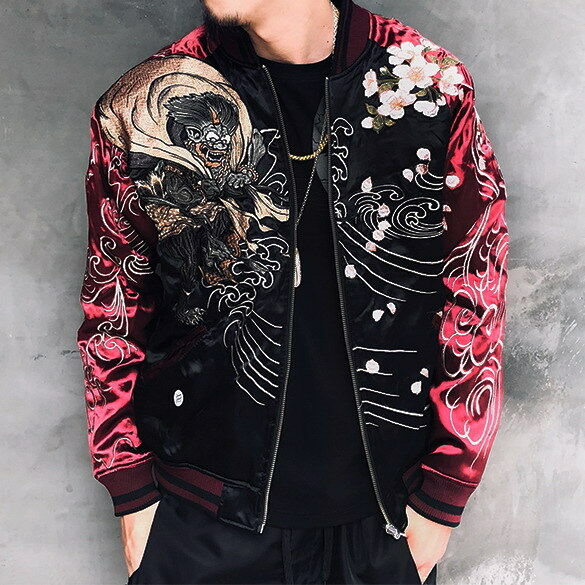 embroidered jacket mens