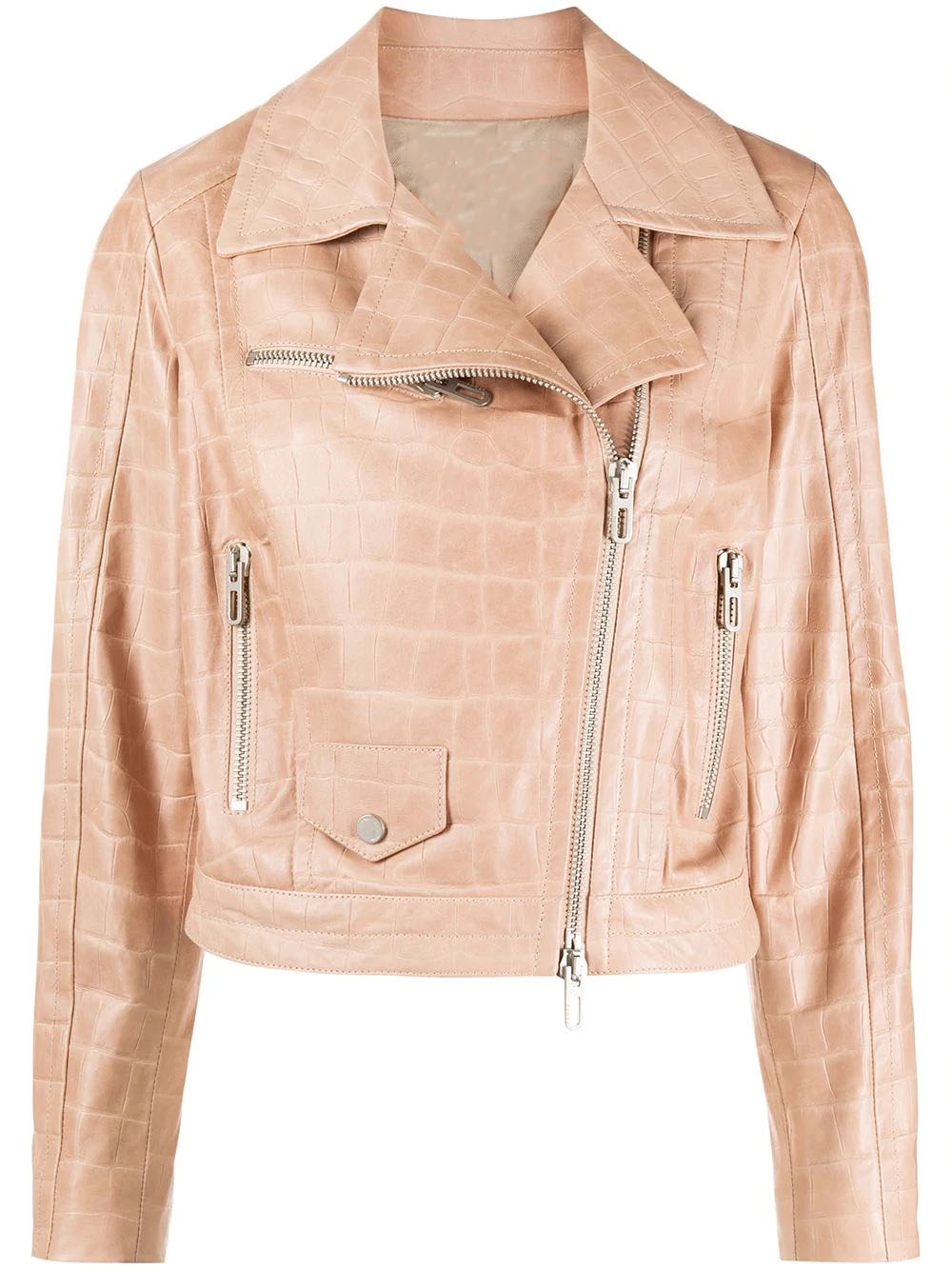 suede look biker jacket