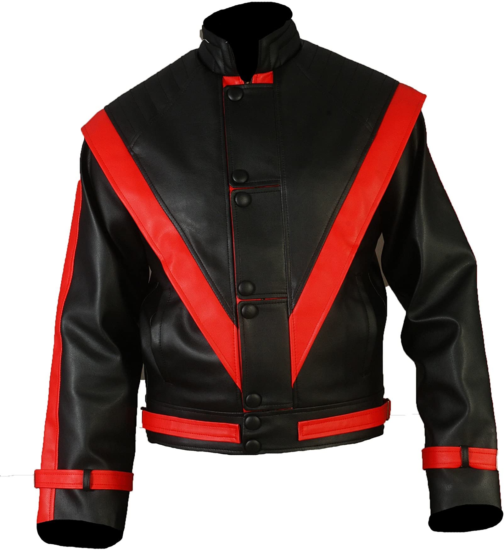 red & black jacket