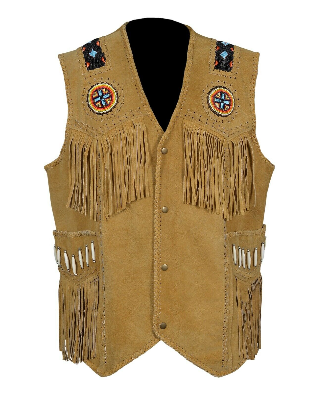 cowhide vest