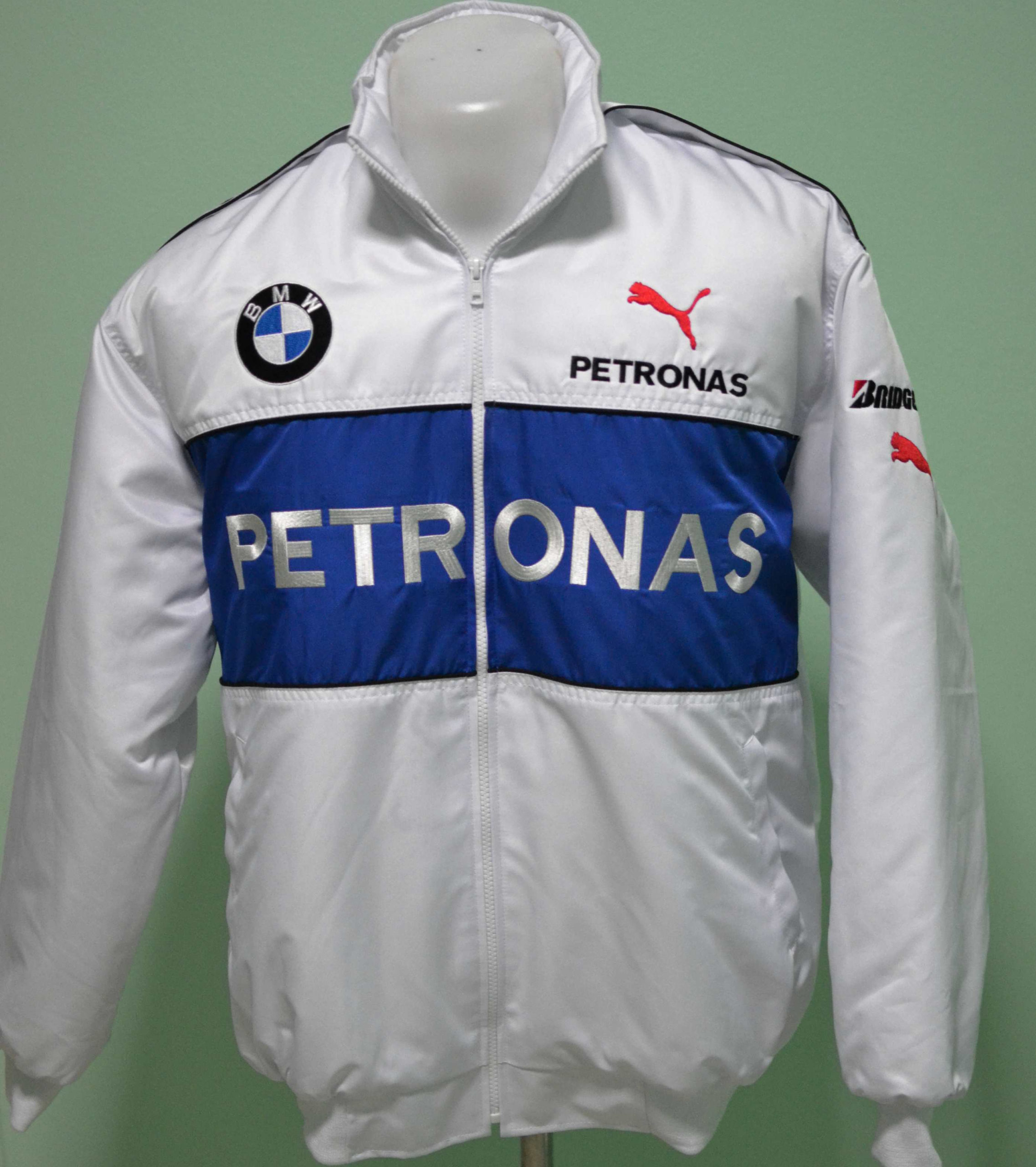 white bmw jacket