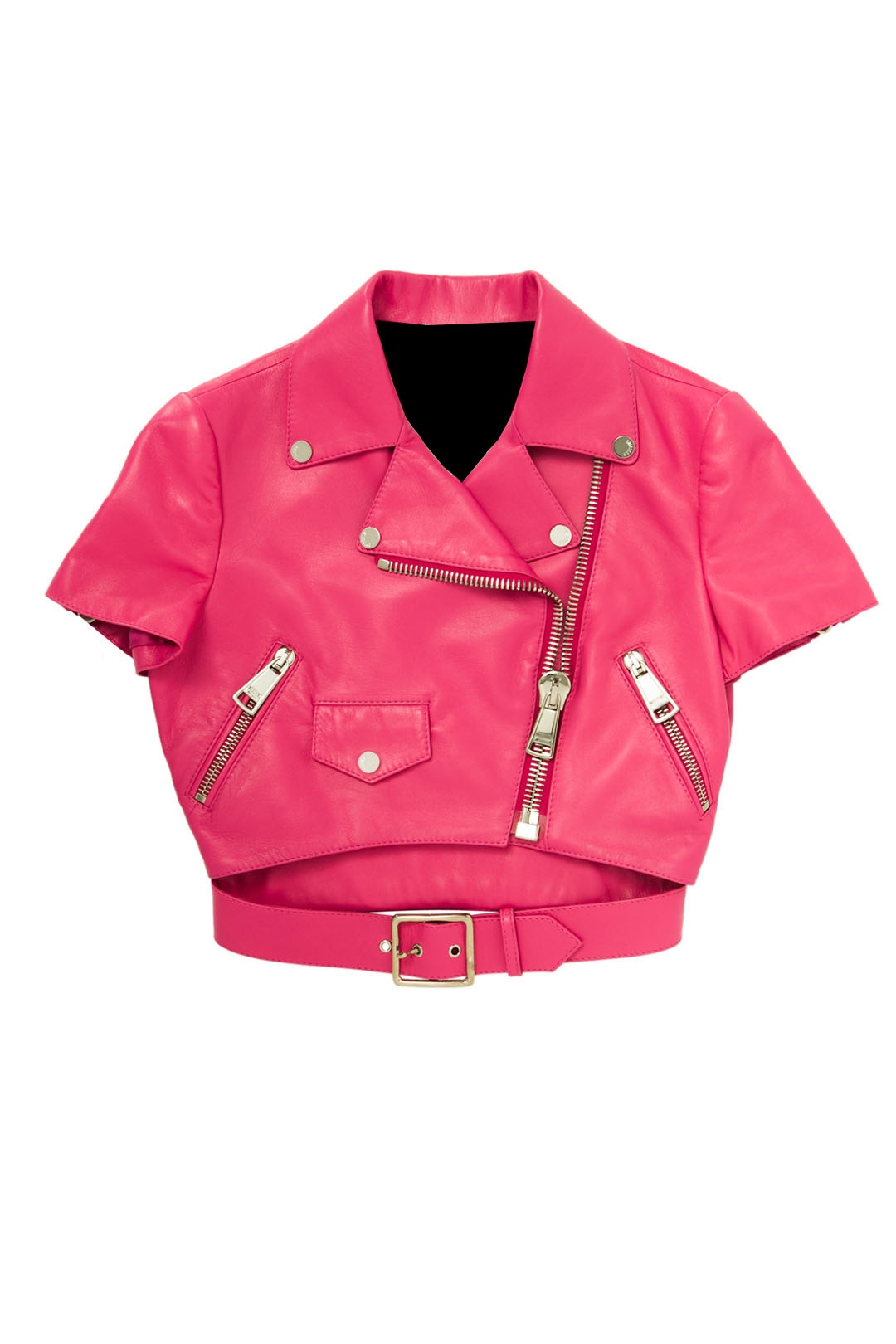 crop jacket short sleeve