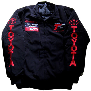 Toyota Black And Red Car Wind Breaker 
