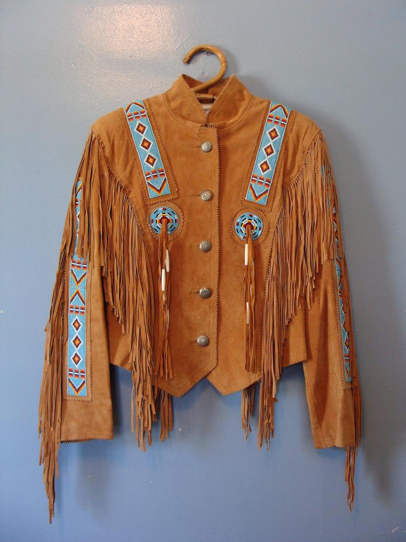 native american fringe jacket