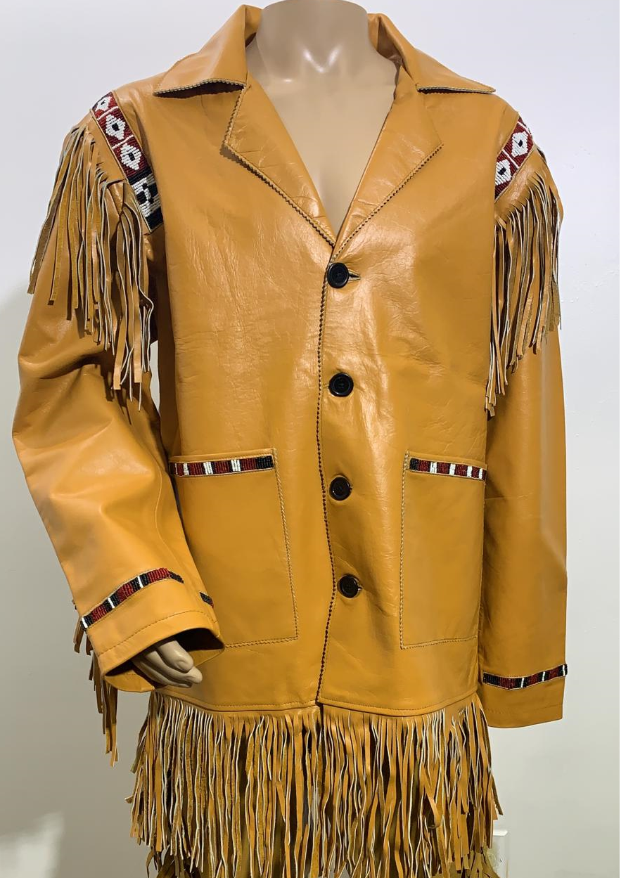 native american fringe jacket