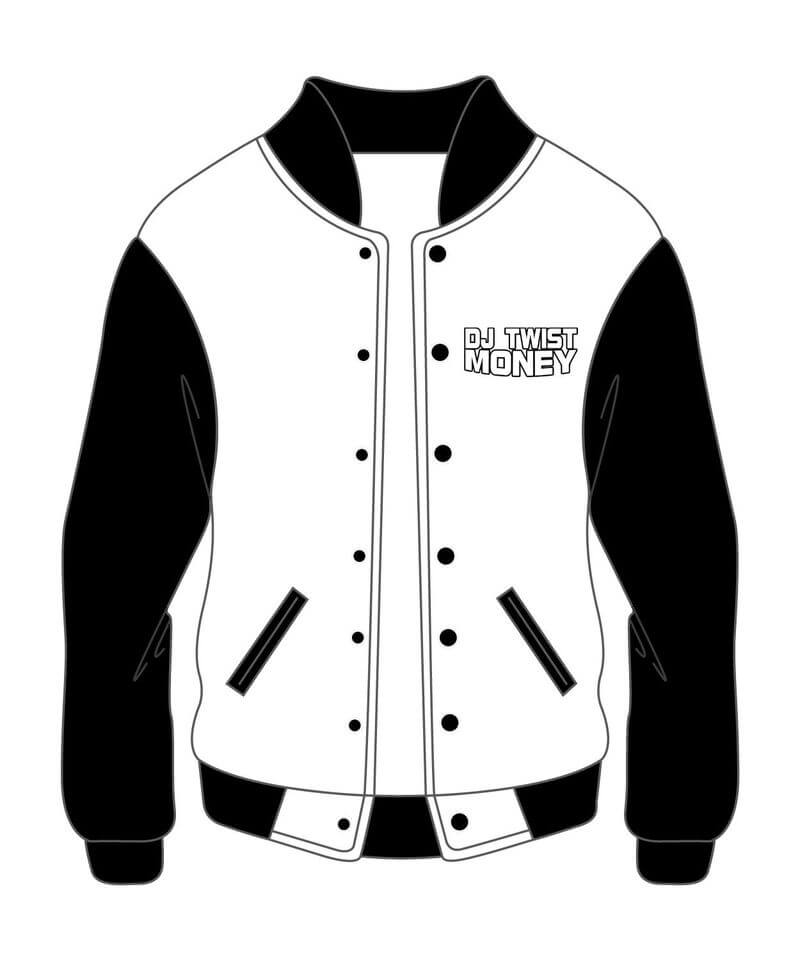 Custom DJ Twist Money Hip Hop Varsity 