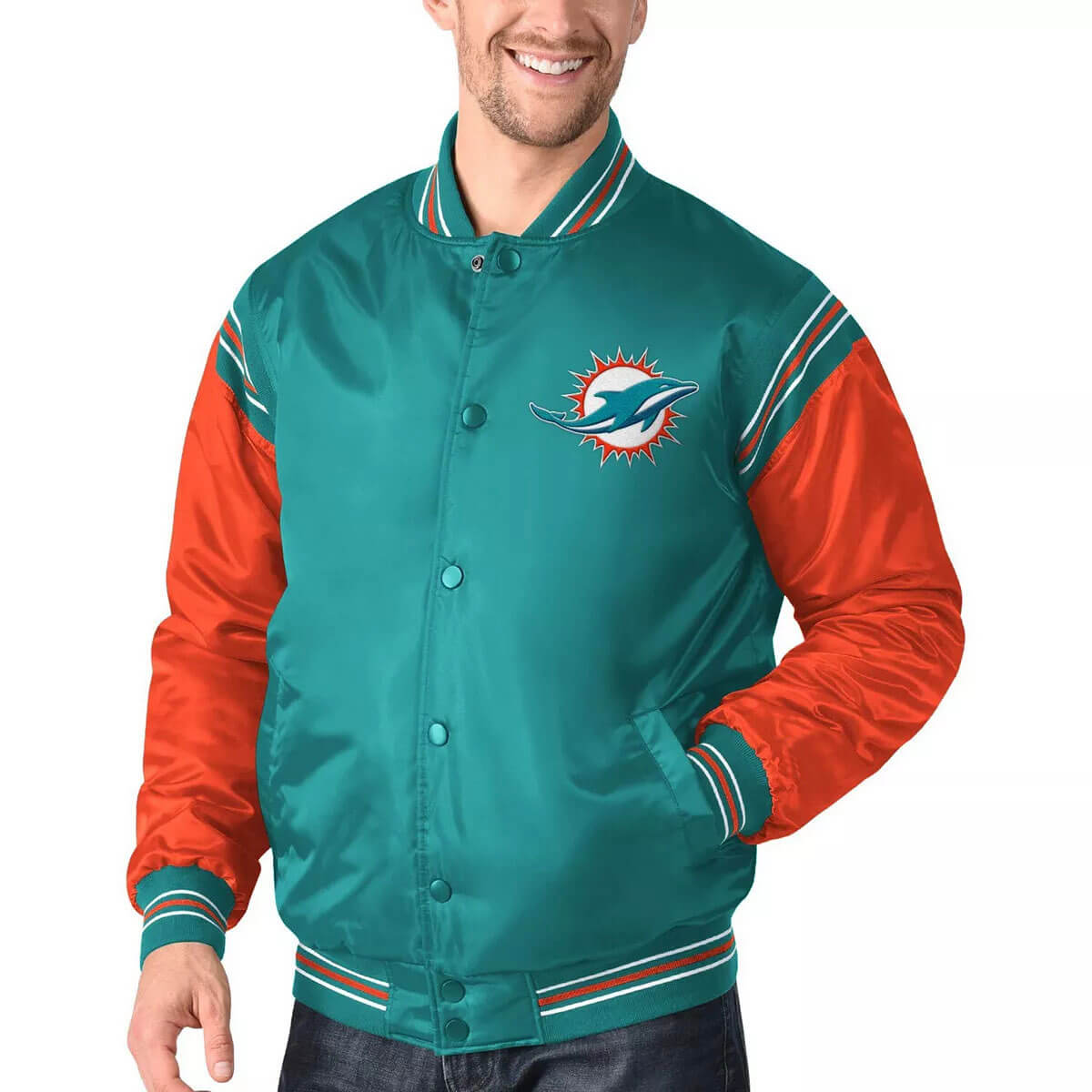 miami dolphins track jacket