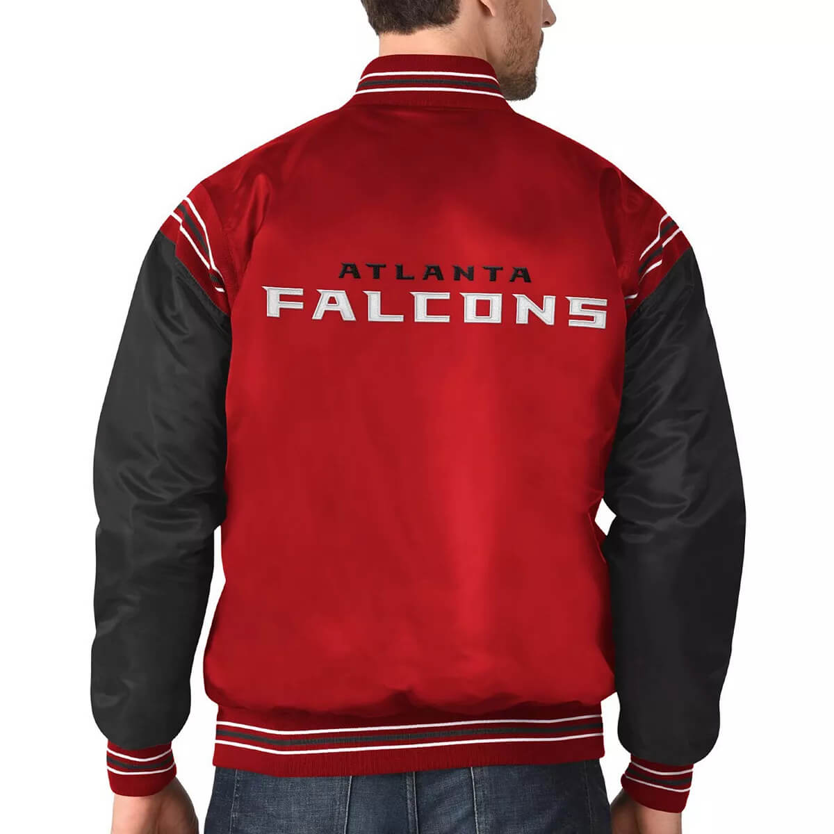 Atlanta falcons varsity jacket Clearance