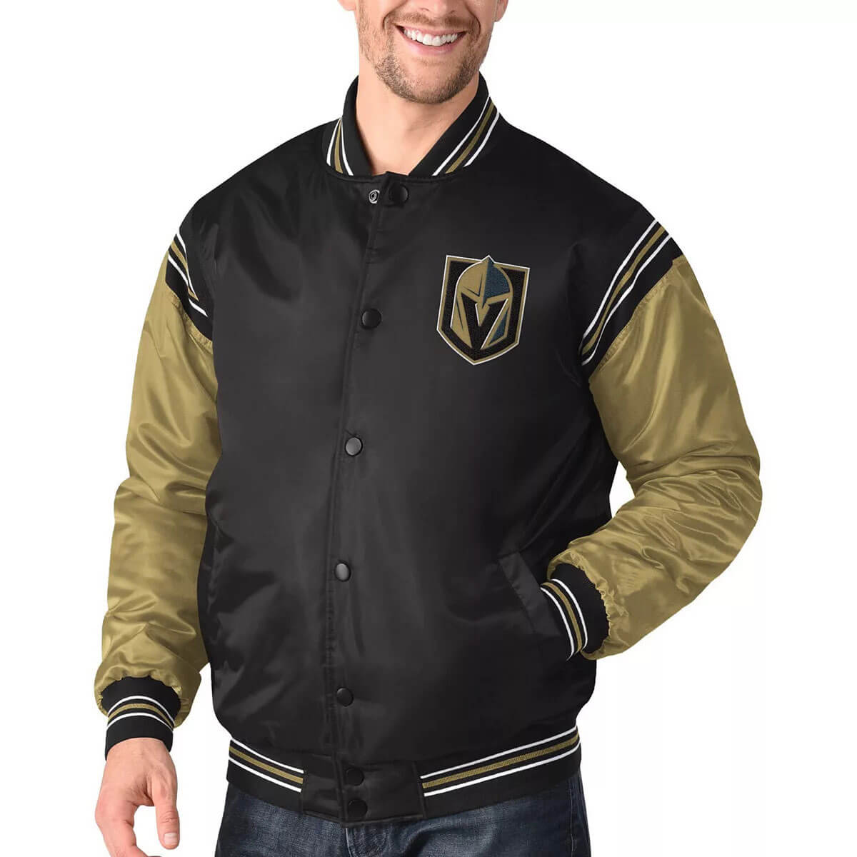 Vegas Golden Knights Satin Black and 