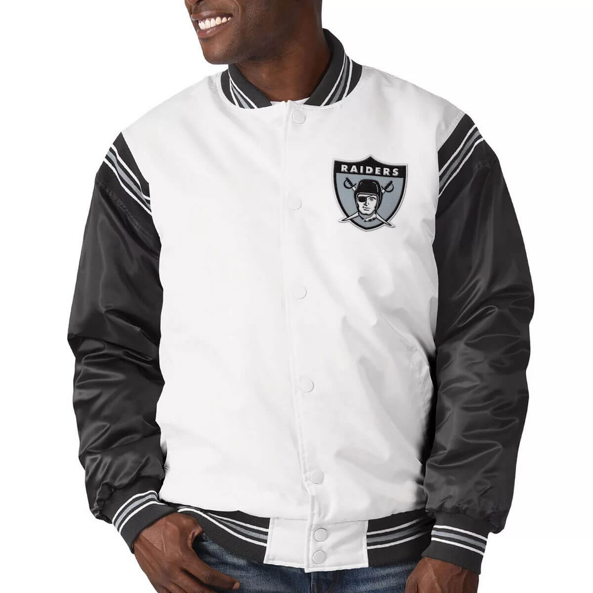 raiders jersey jacket