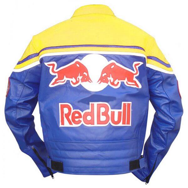 red bull leather motorcycle jacket