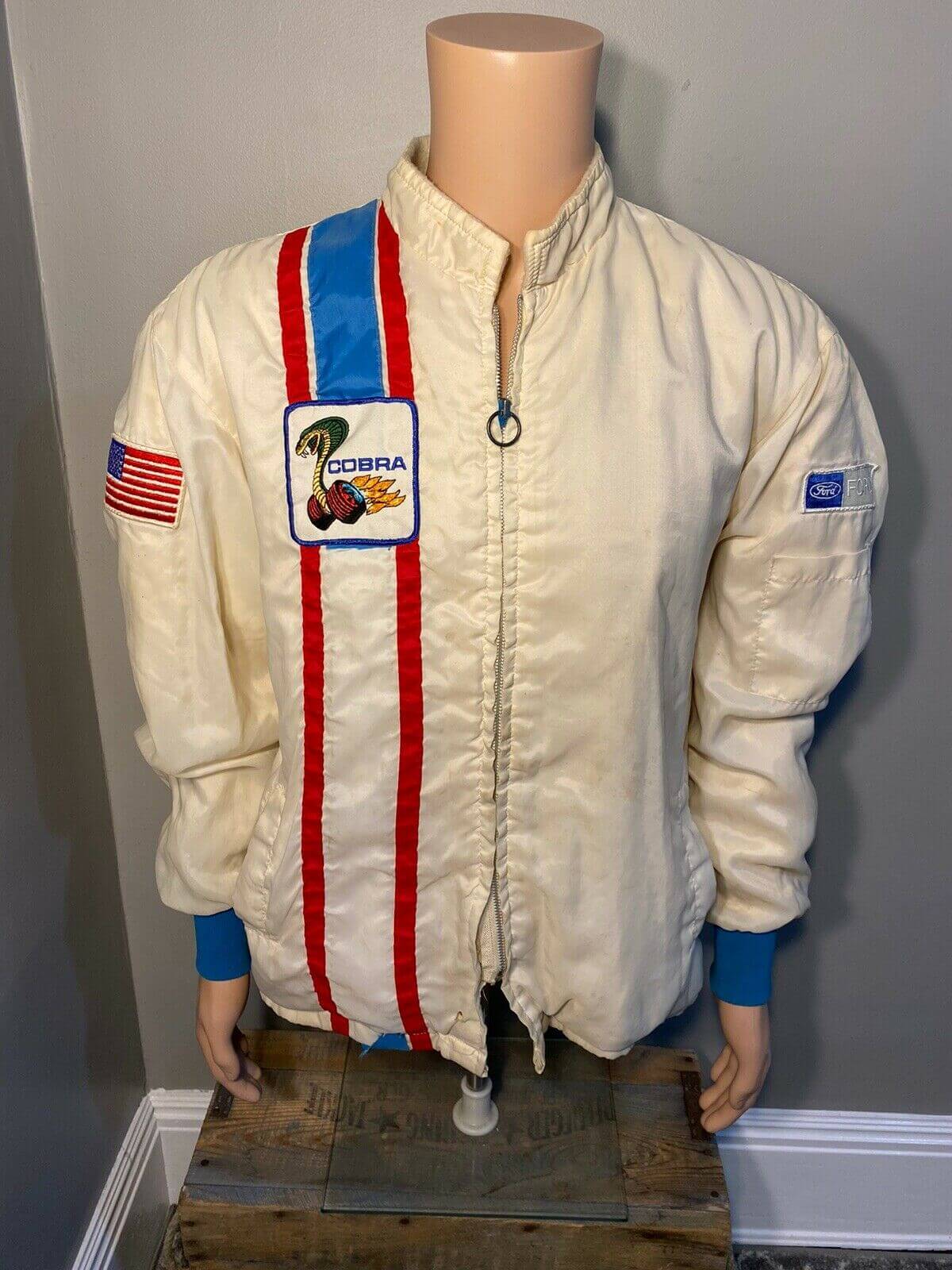 white vintage jacket