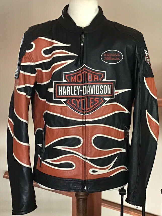 Mens Motorcycle Racer Black Leather Jacket With Flames Great Deal Mens Motorcycle Racer Black Leather Jacket With Flames Great Deal