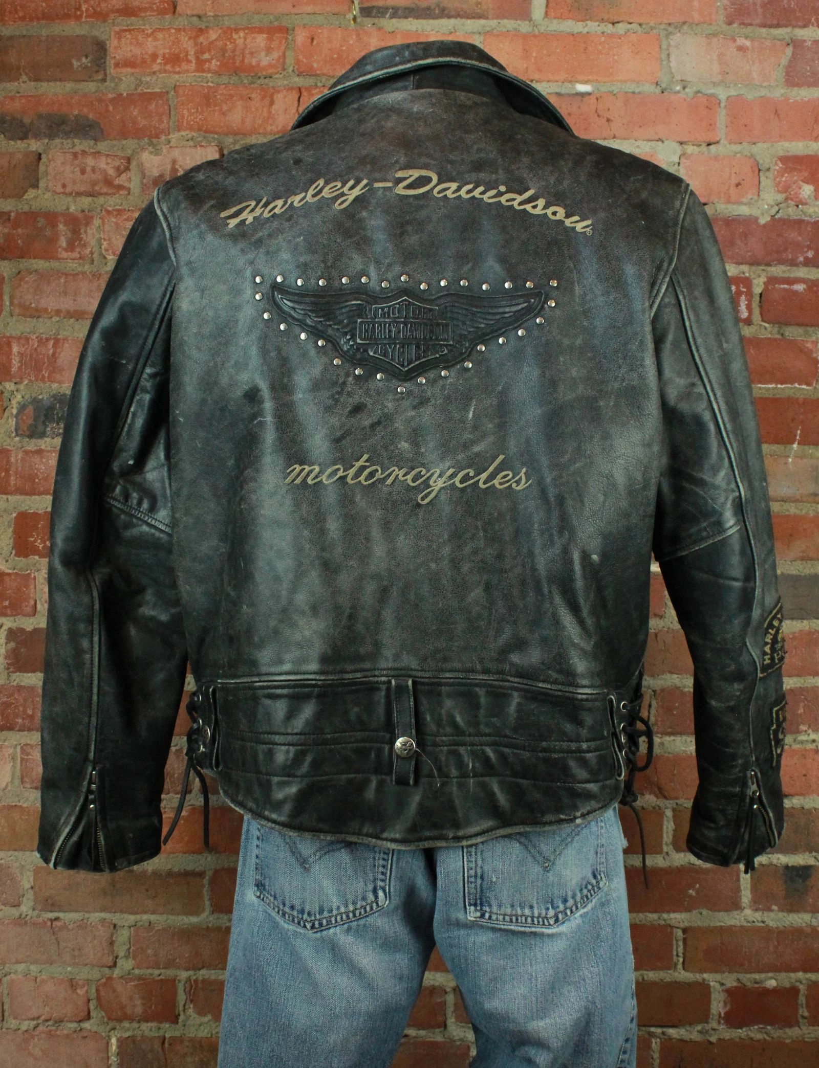 harley davidson black jacket