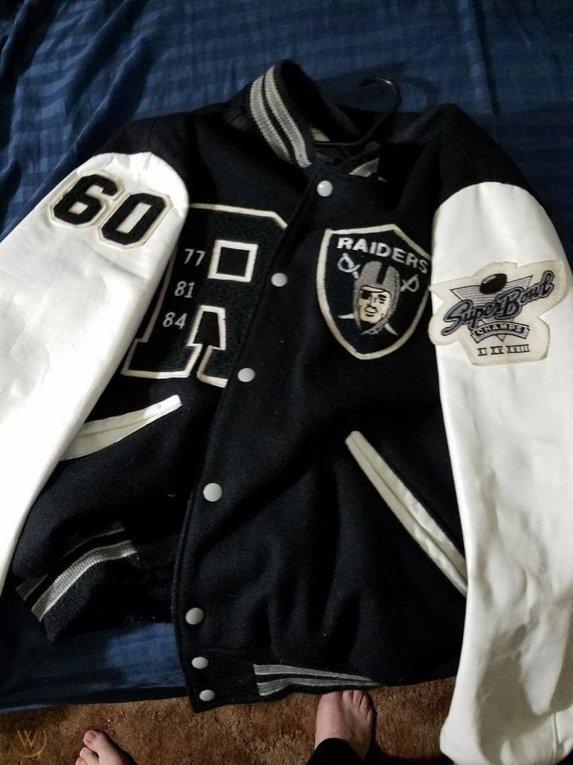 raiders jersey jacket