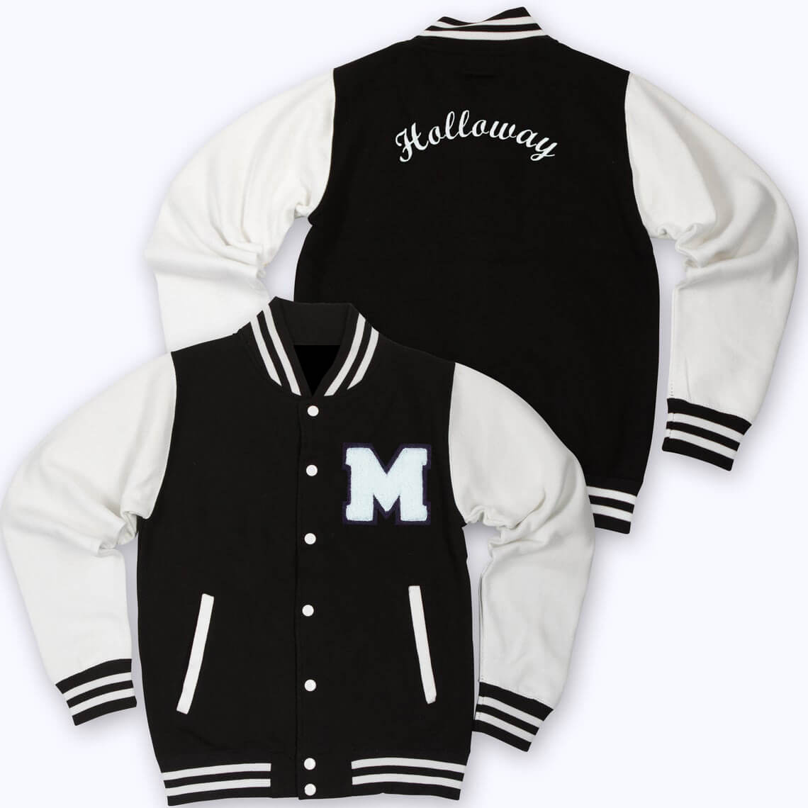 light pink varsity jacket