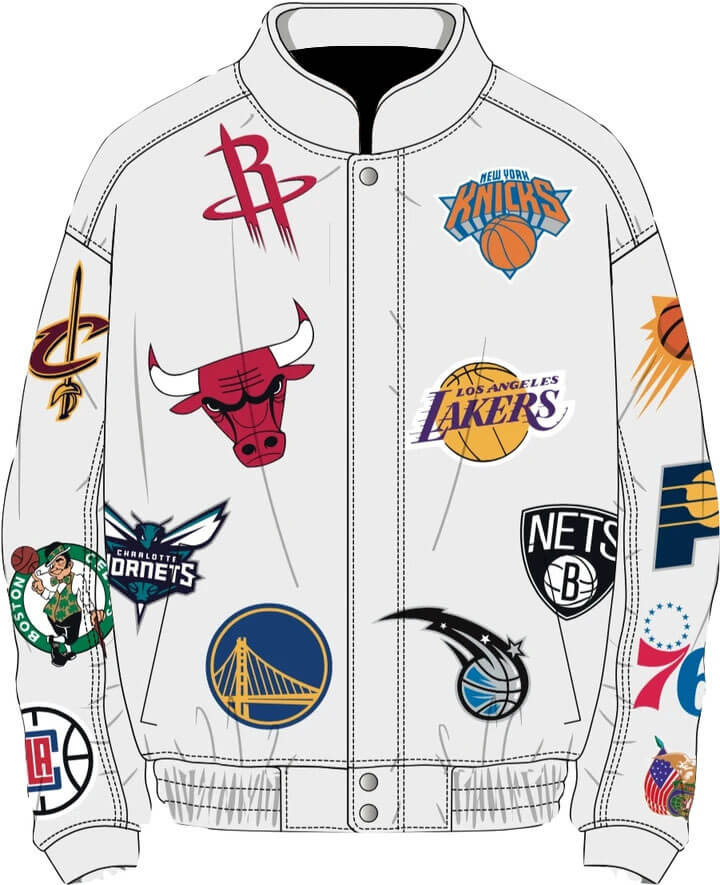 white nba jacket