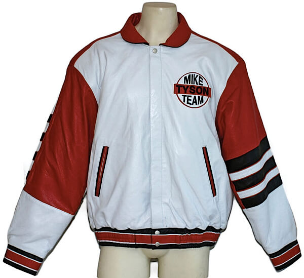 2001 Mike Tyson Team Leather Jacket 