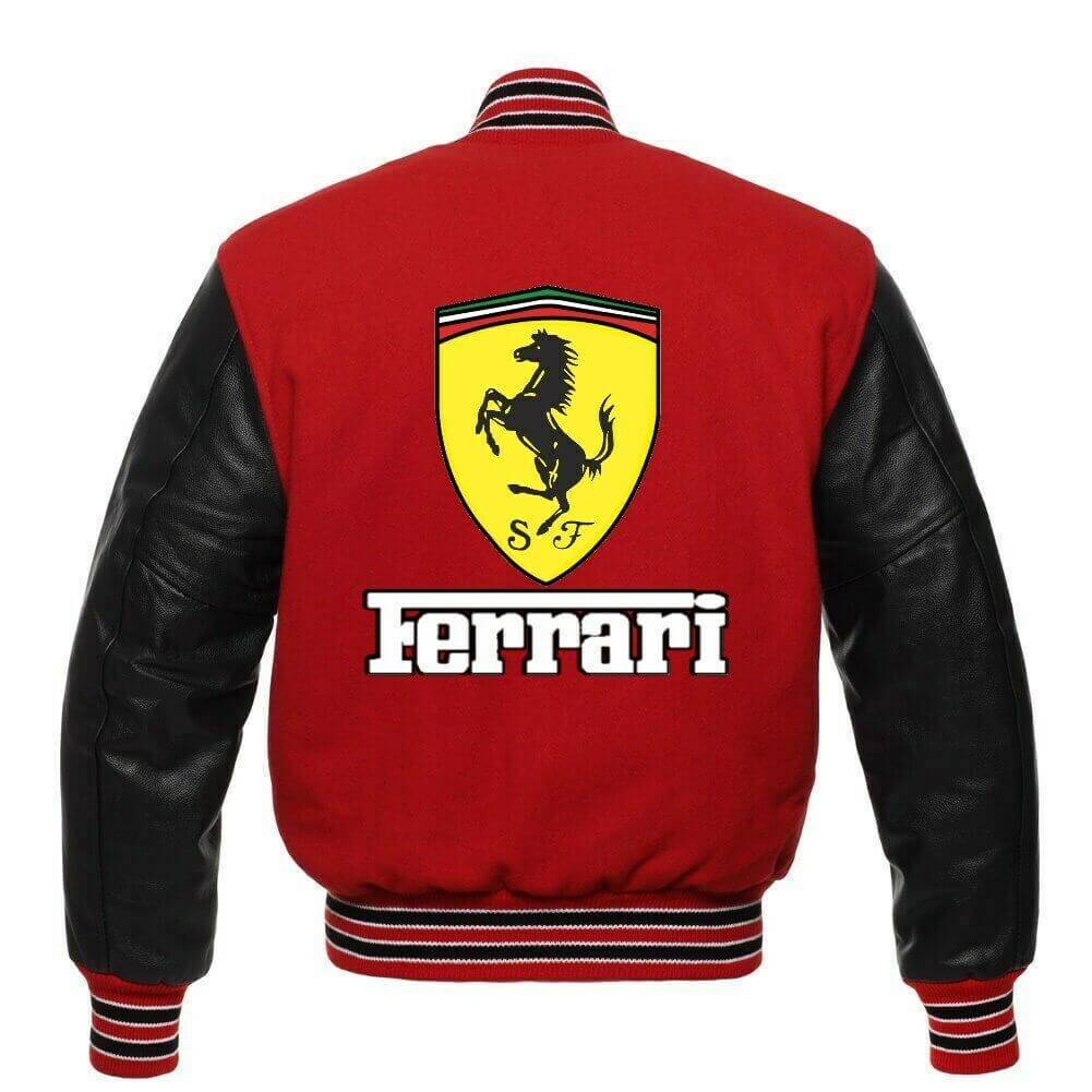 ferrari suede jacket