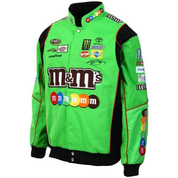 Green Vintage NASCAR M\u0026Ms Cotton Jacket 