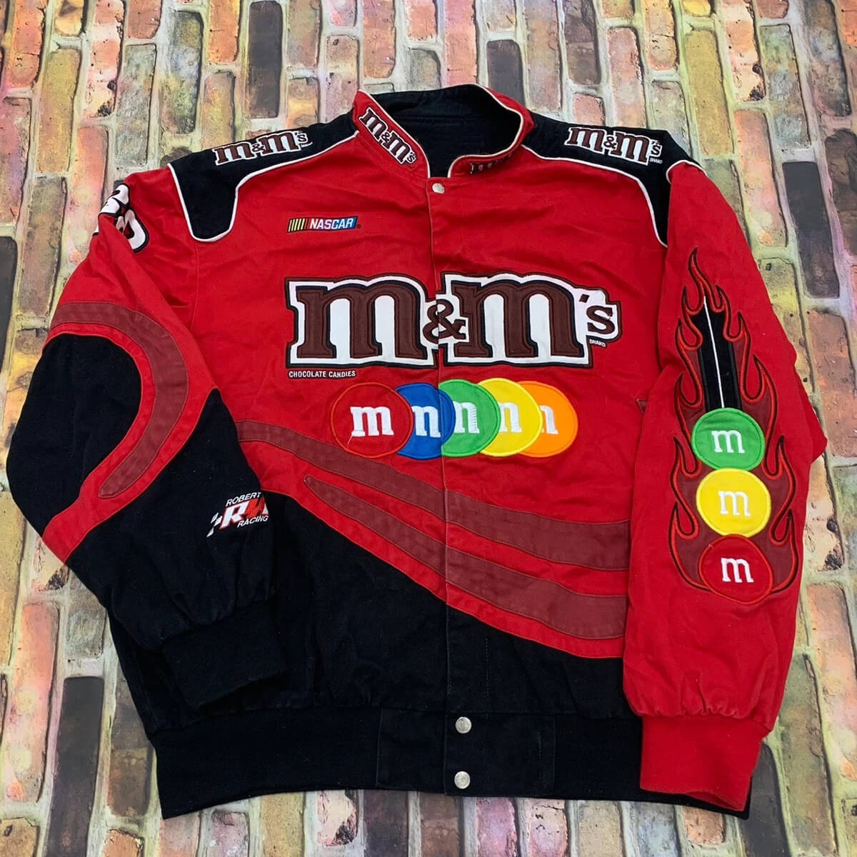 Jeff Hamilton Red NASCAR M\u0026M Cotton 