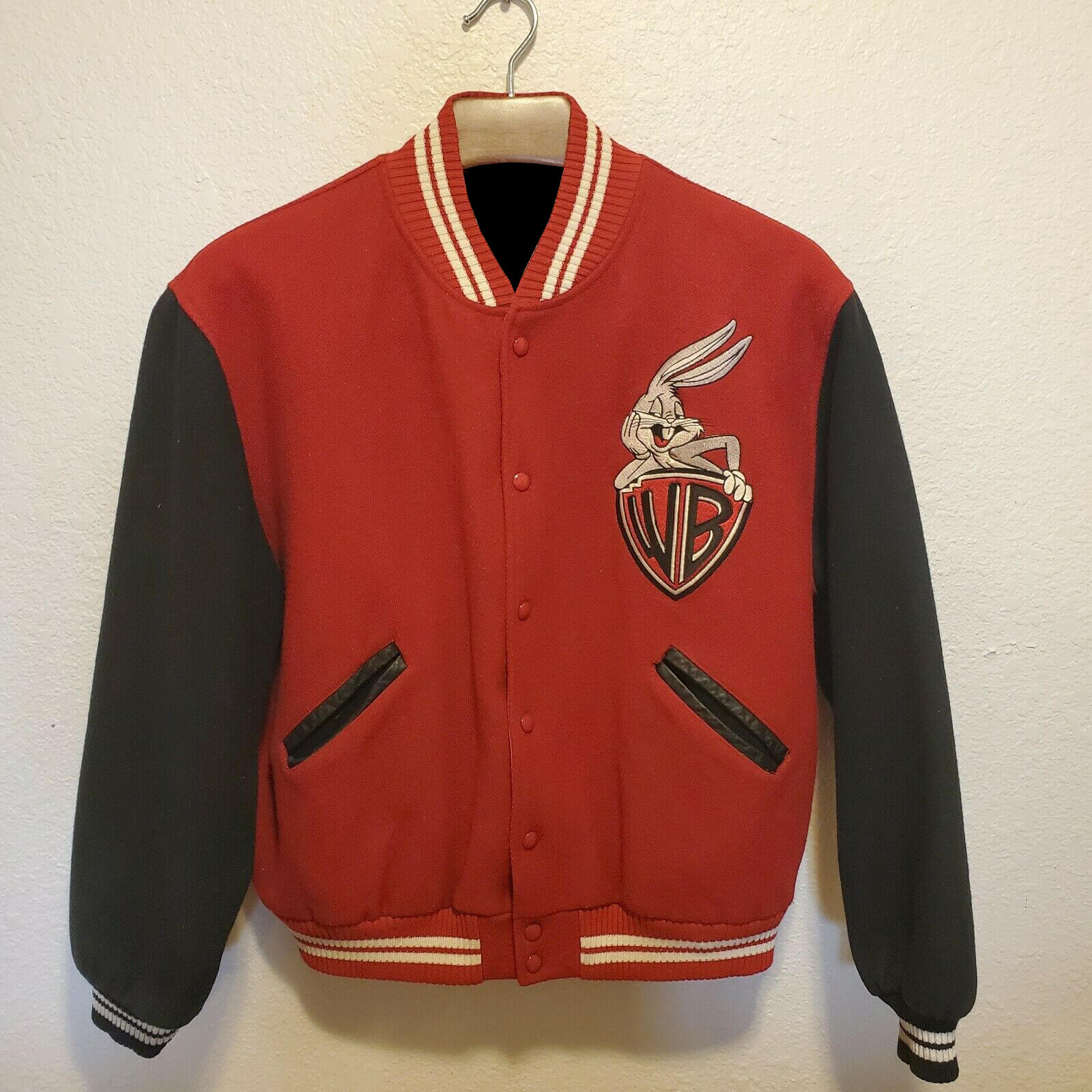 warner brothers varsity jacket