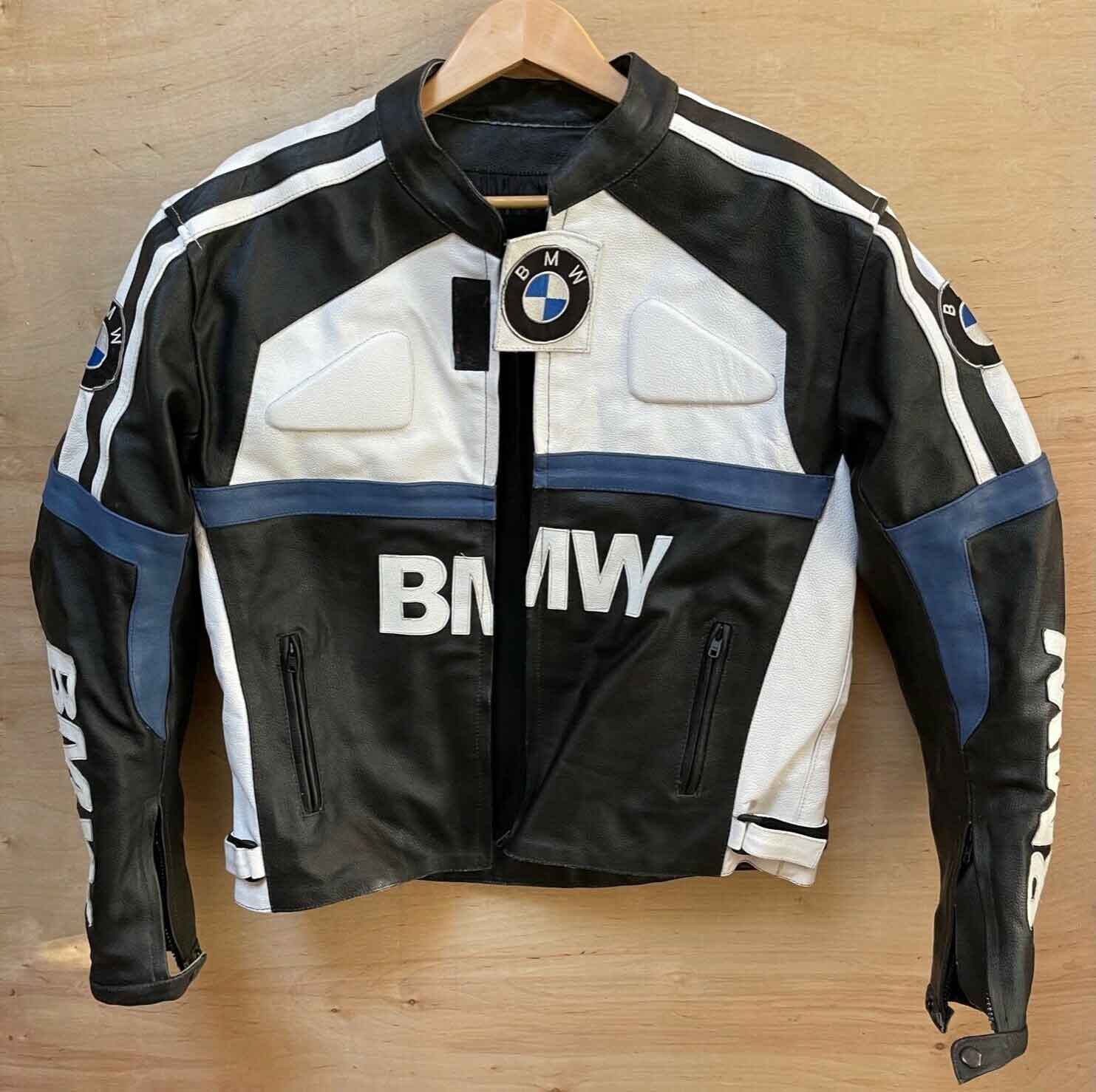 Black White BMW Motorcycle Racing 