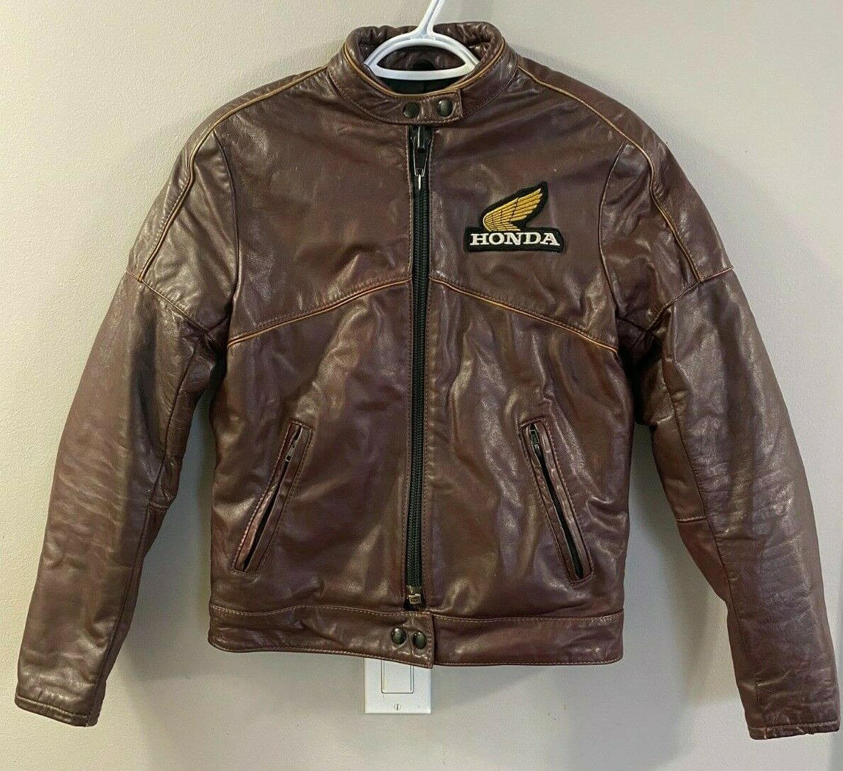 vintage honda leather jacket