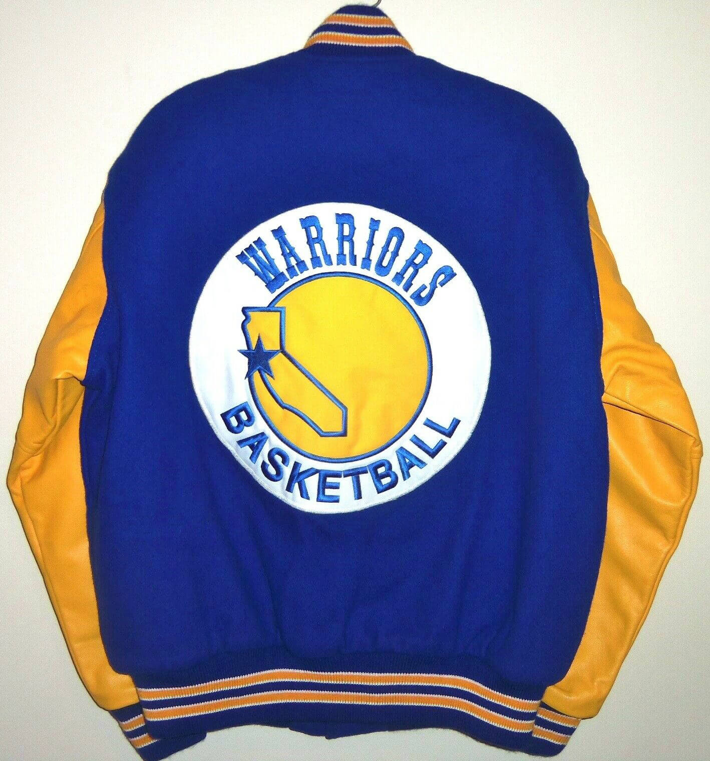 warriors throwback jacket
