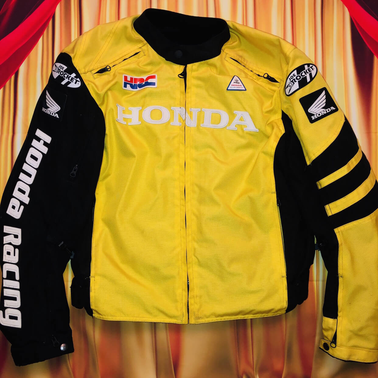 Joe Rocket Honda Motorcycle Yellow 