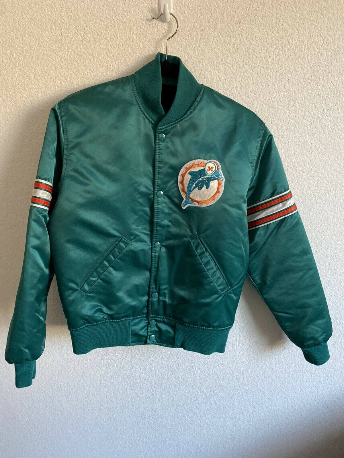 miami dolphins satin jacket