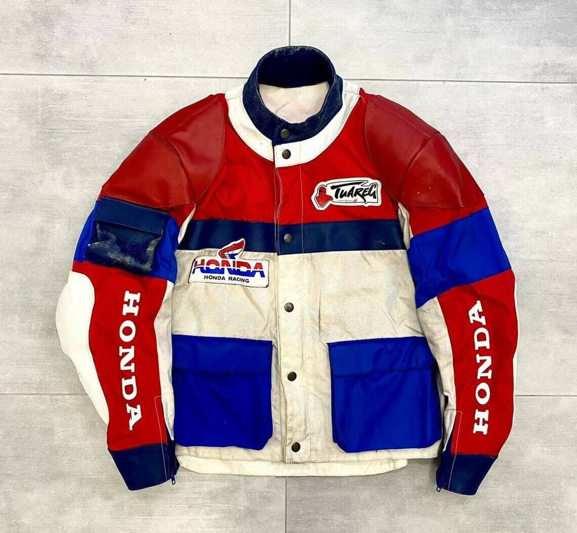 vintage honda leather jacket